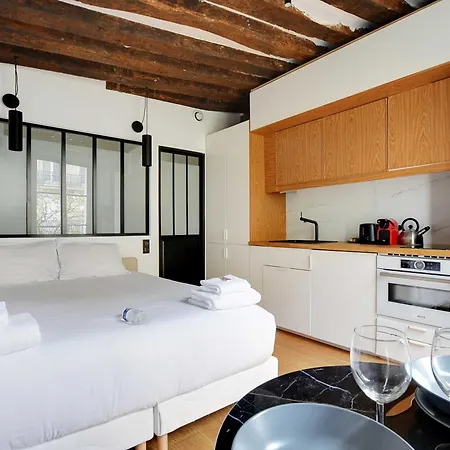 Chic A C - 2p - Le Marais Apartman Párizs